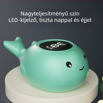 Fürdővíz-termométer babáknak digitális kijelzővel
