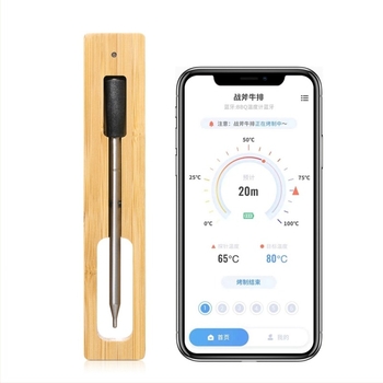 Vezeték nélküli Bluetooth BBQ-hőmérő – konyhai és hús hőmérő, 0.1°C felbontás