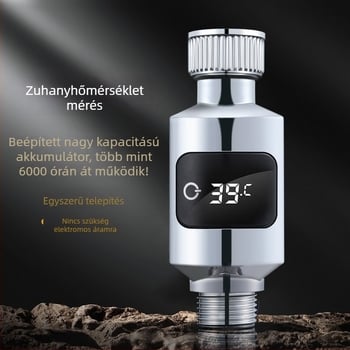 Zuhanyzáshoz vízhőmérő kijelzővel — babáknak, gyerekeknek, időseknek és terhes nőknek, 1 db