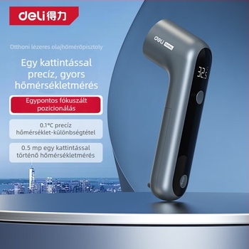 Deli Home sorozat infravörös hőmérő, olaj- és vízhőmérő pisztoly, kézi