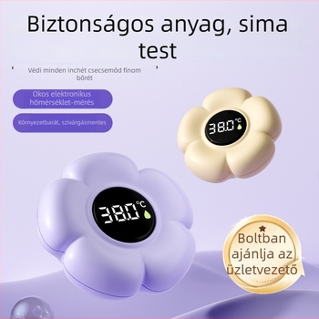 Baba fürdővíz-hőmérő, valós idejű hőmérséklet, 0-80°C, importálásra nem alkalmas, testreszabás nélkül