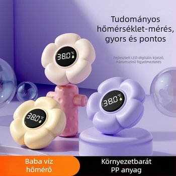 Baba fürdővíz-hőmérő, valós idejű hőmérséklet, 0-80°C, importálásra nem alkalmas, testreszabás nélkül