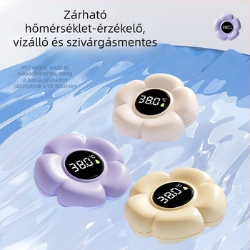 Baba fürdővíz-hőmérő, valós idejű hőmérséklet, 0-80°C, importálásra nem alkalmas, testreszabás nélkül