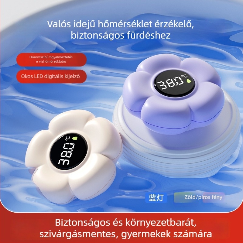 Baba fürdővíz-hőmérő, valós idejű hőmérséklet, 0-80°C, importálásra nem alkalmas, testreszabás nélkül