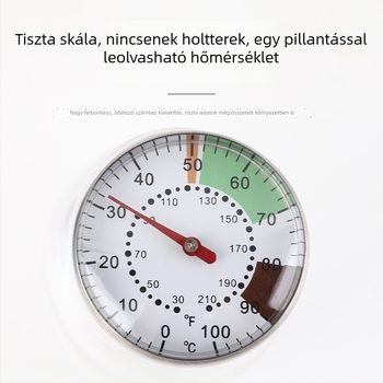 Mechanikus konyhai hőmérő szondával – vízhez, bébi tejéhez, tejhez és kávéhoz
