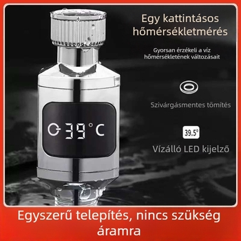 Zuhanyzáshoz használt vízhőmérő kijelzővel - csecsemőknek, gyermekeknek, időseknek és várandós nőknek