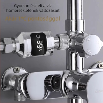 Zuhanyhőmérséklet-kijelző és vízhőmérő – csecsemőknek, gyermekeknek, időseknek és terhes nőknek