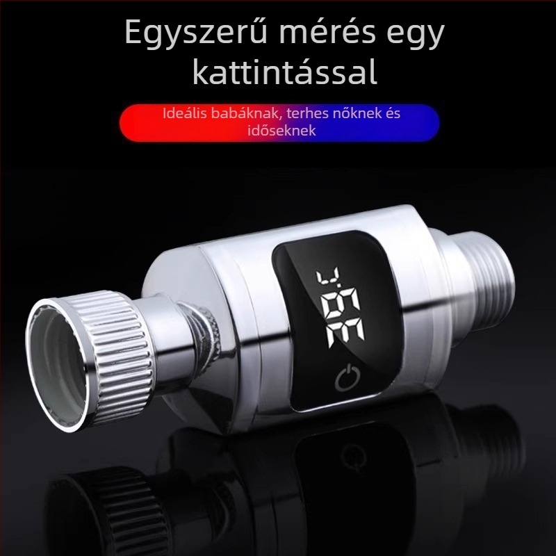 Zuhanyhőmérséklet-kijelző és vízhőmérő – csecsemőknek, gyermekeknek, időseknek és terhes nőknek
