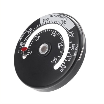 Fa kályha hőmérő SYJC-W1 - termopár-bimetál hőmérő, tartomány 0-500°C, tömeg 0,03 kg, páratartalom ±10