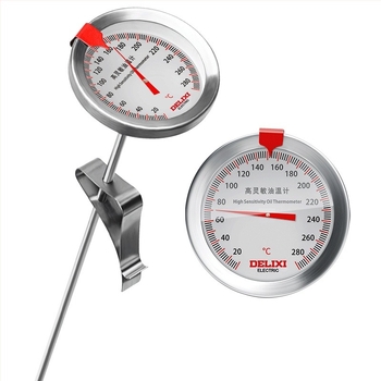 Delixi konyhai szondás hőmérő – 1 fokos felbontás, élelmiszerhőmérő sütéshez és barbecue-hoz, csomagolás 100 db