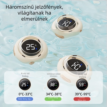 Baba fürdővíz-hőmérő – Mark ji baby, 1°C-os felbontás, dobozban 100 darab
