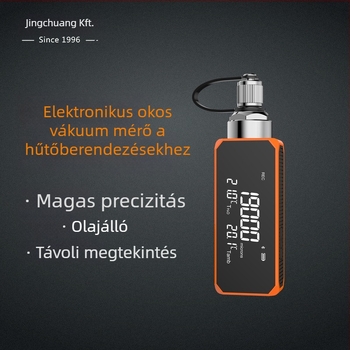 Vákuummérő VGW-mini hűtés-karbantartásra, precíz mérés (Márka: Jingchuang/Elitech; Modell: VGW-mini; Alkalmazási terület: hűtés-karbantartás; Jellemző: precíz mérés)