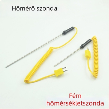 Kézbe fogható hőmérséklet-érzékelő TM902C 1310, fém hőmérséklet-tárgy, -50–1300 tartomány