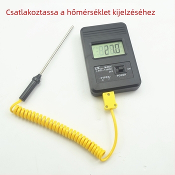 Kézbe fogható hőmérséklet-érzékelő TM902C 1310, fém hőmérséklet-tárgy, -50–1300 tartomány