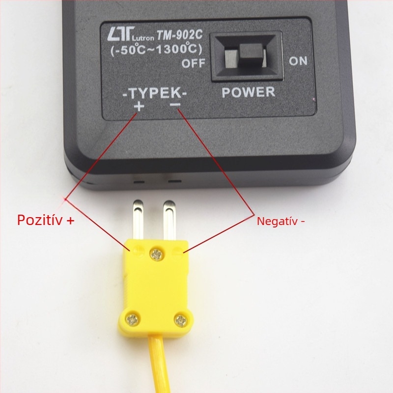 Kézbe fogható hőmérséklet-érzékelő TM902C 1310, fém hőmérséklet-tárgy, -50–1300 tartomány