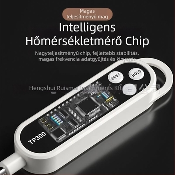 Tp300 Ételhőmérő zondos kivitelben konyhai és BBQ használatra — digitális, méri a víz, olaj és tej hőmérsékletét