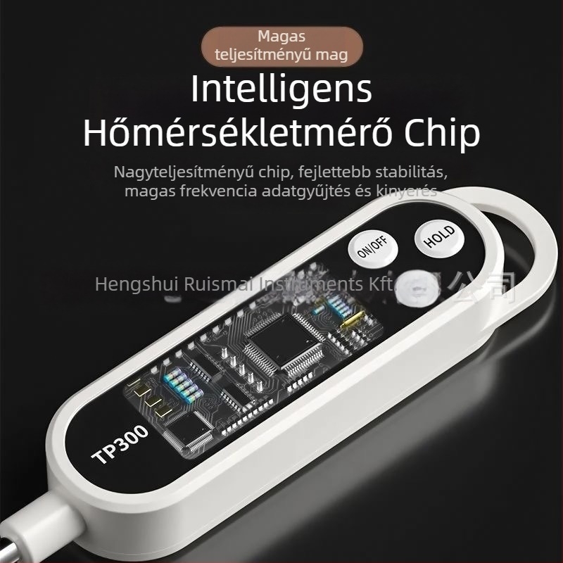 Tp300 Ételhőmérő zondos kivitelben konyhai és BBQ használatra — digitális, méri a víz, olaj és tej hőmérsékletét