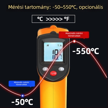 HEDAO infravörös konyhai hőmérő, 1° felbontás