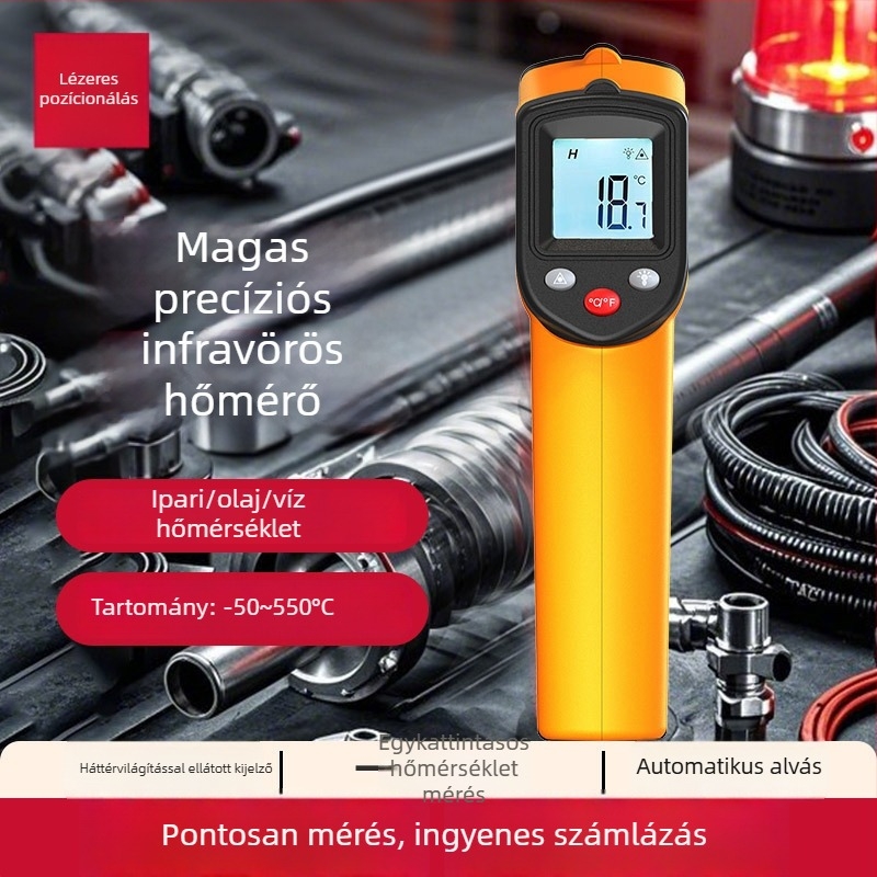 HEDAO infravörös konyhai hőmérő, 1° felbontás