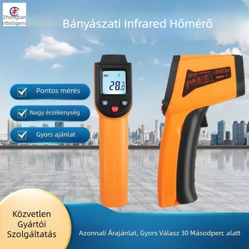 CWG300(A) bányászati intrinsically safe infravörös hőmérő – kézi, 0.1 felbontás, hőmérséklet-tartomány 50-ig, tömeg 0.3 kg, anyag PE
