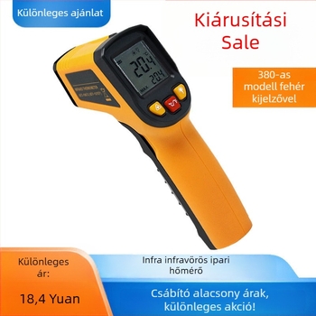 Kapcsolatmentes infravörös hőmérő víz- és olajhőmérséklet mérésére, nagy pontosságú, konyhai és ipari használatra