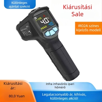 Kapcsolatmentes infravörös hőmérő víz- és olajhőmérséklet mérésére, nagy pontosságú, konyhai és ipari használatra