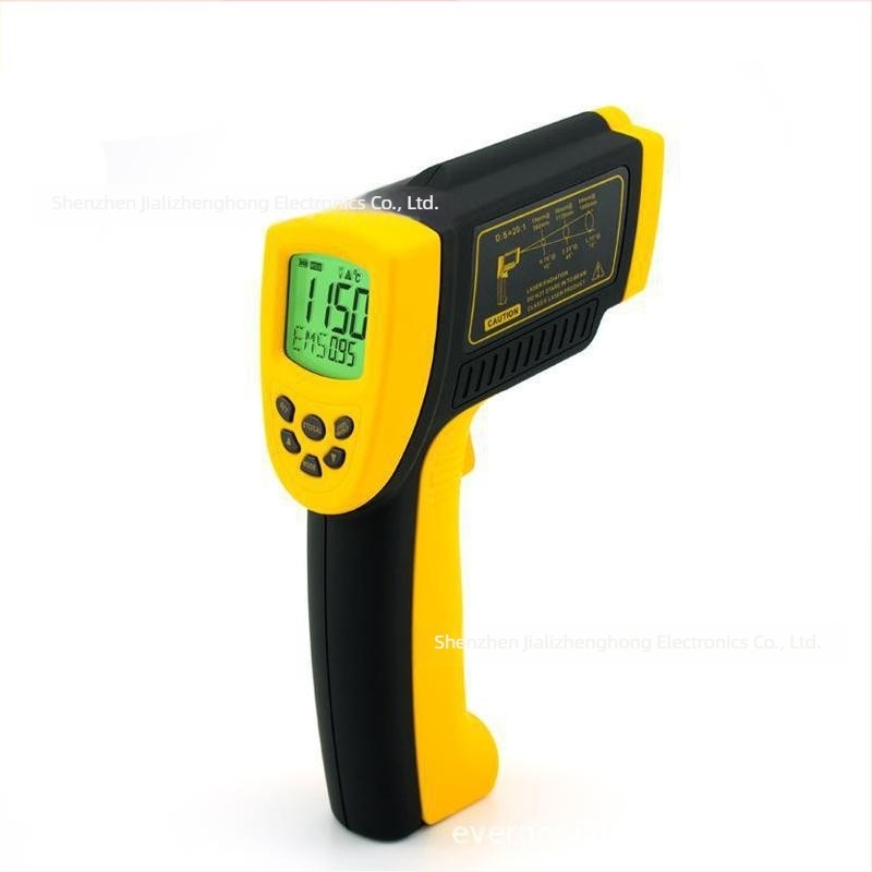 AS872D Infravörös hőmérő lézerrel, Digitális kijelző, -18°C-tól 1150°C-ig, 9V elem