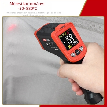 Teansi TA605A infravörös hőmérő – kézi hőmérő, -50°C-tól 880°C-ig