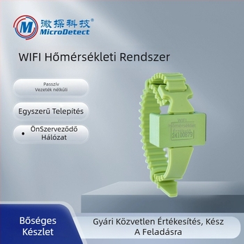WX-AT01 Ipari vezeték nélküli infravörös hőmérő kilencpontos méréssel – érintésmentes, -40°C-tól 200°C-ig, Li akkumulátor/szenzor energiaellátás
