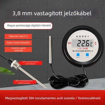 Ipari infravörös víz hőmérő digitális kijelzővel, CJM-300A modell