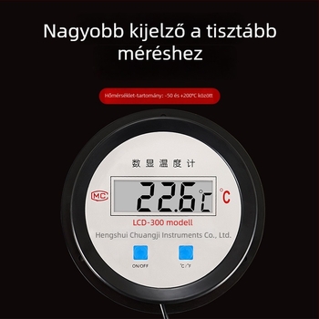 Ipari infravörös víz hőmérő digitális kijelzővel, CJM-300A modell