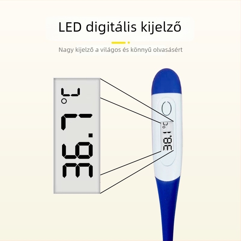 Állatorvosi hőmérő disznókhoz, Lucky Farm 0096, állattenyésztéshez és akvakultúrához