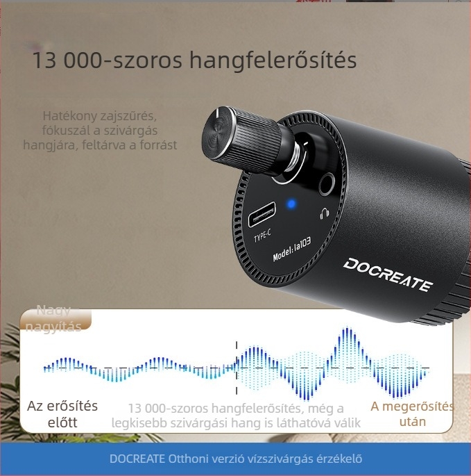 Ofan-536 otthoni használatra szivárgásdetektor, magas érzékenységű szenzorfej és pontos helymeghatározás