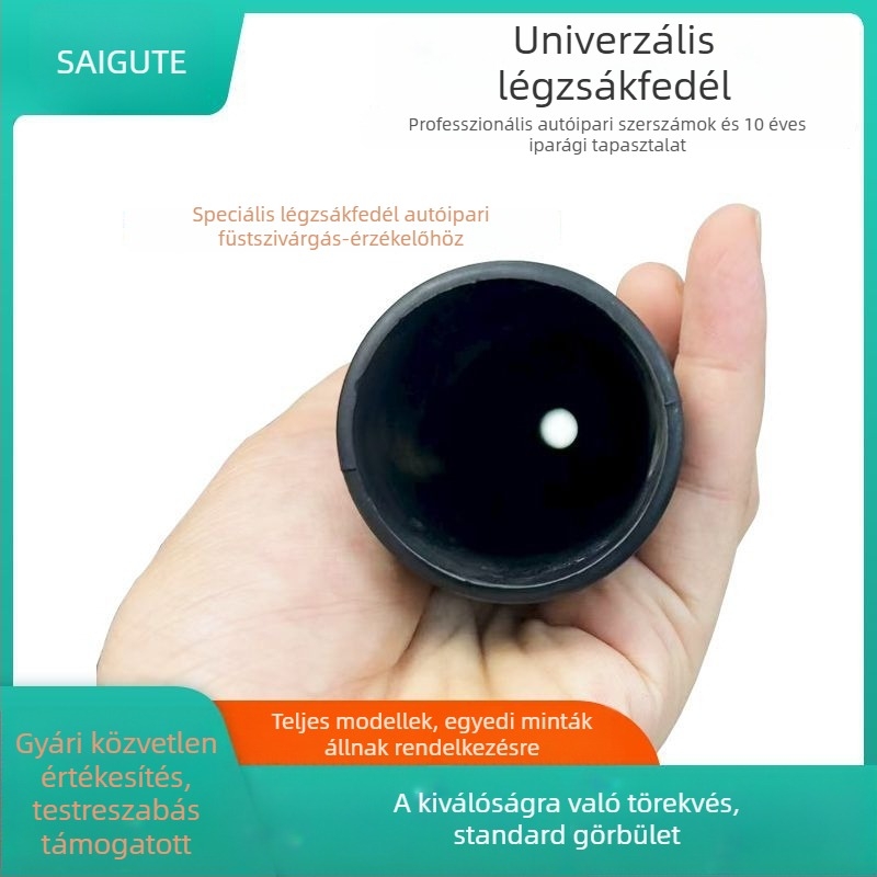 Autójavító füstszivárgás detektorához készült bőrtok, univerzális gumiból készült légzsák füstdetektorokhoz