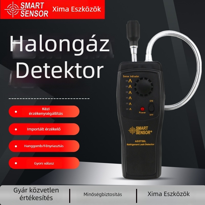 Sima AS5750L/AS5750 halogén gáz detektor autóklímához, Freon-szivárgás detektálás