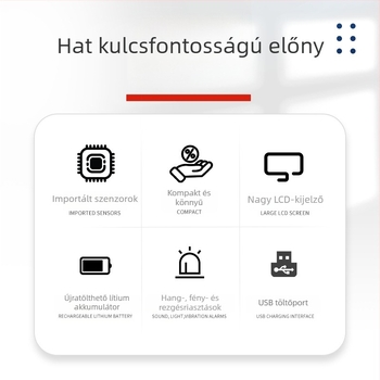 Xun lei Kézben hordozható ipari gázdetektor szénmonoxid számára, zsebméretű