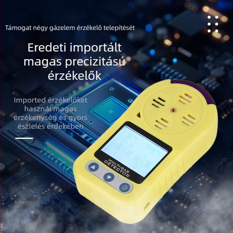 Xun lei Kézben hordozható ipari gázdetektor szénmonoxid számára, zsebméretű