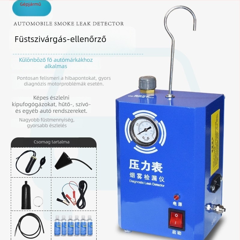 Autó füstszivárgás-detektor a csővezeték-rendszerekhez, 12V, -20…60°C, Tamut TMT-100853