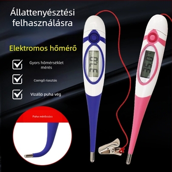 Állatorvosi digitális hőmérő disznók, szarvasmarhák és juhok számára - állattenyésztéshez
