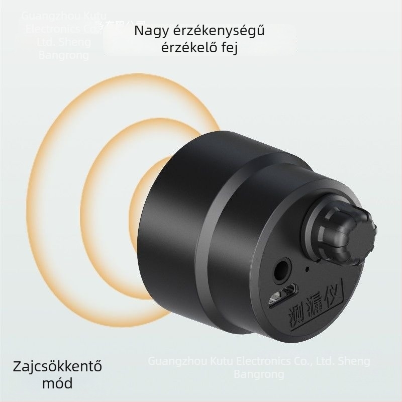 Vezeték nélküli fal- és csővezeték-szivárgásdetektor hangfelvétellel, hangnöveléssel és zajcsökkentéssel