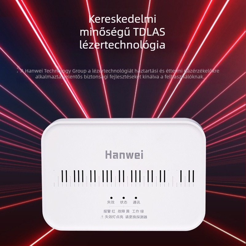 Hanwei JT-KWA Háztartási rögzített éghető gázriasztó metánhoz, 0-60% LEL, 220V