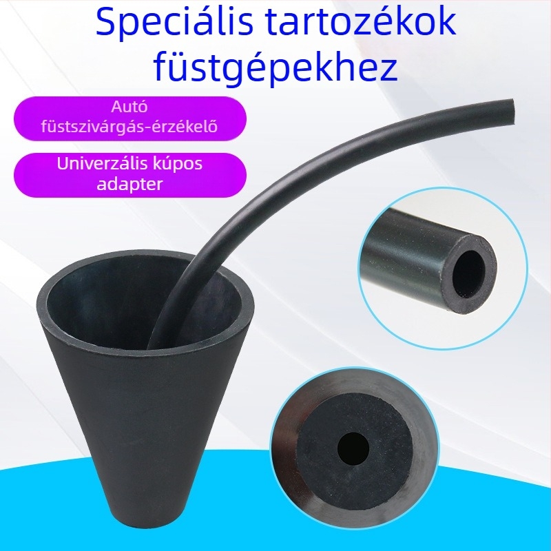 Autófüstszivárgás detektor készlet légzsák adapterrel, füstolajos dugóval, füstgép és olajtömítő sapkával