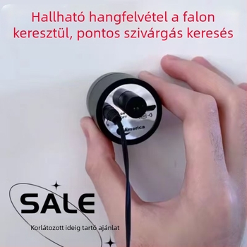Csővezeték-szivárgásfigyelő hanghallgató készülék, nagy érzékenységgel