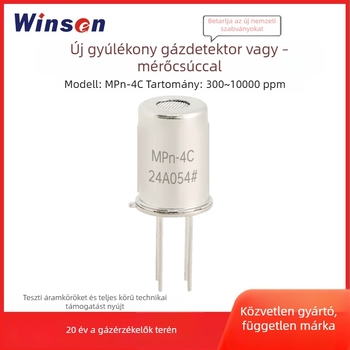 Winsen MPn-4C éghető gáz szenzor metán/biogáz, riasztóval és szondával