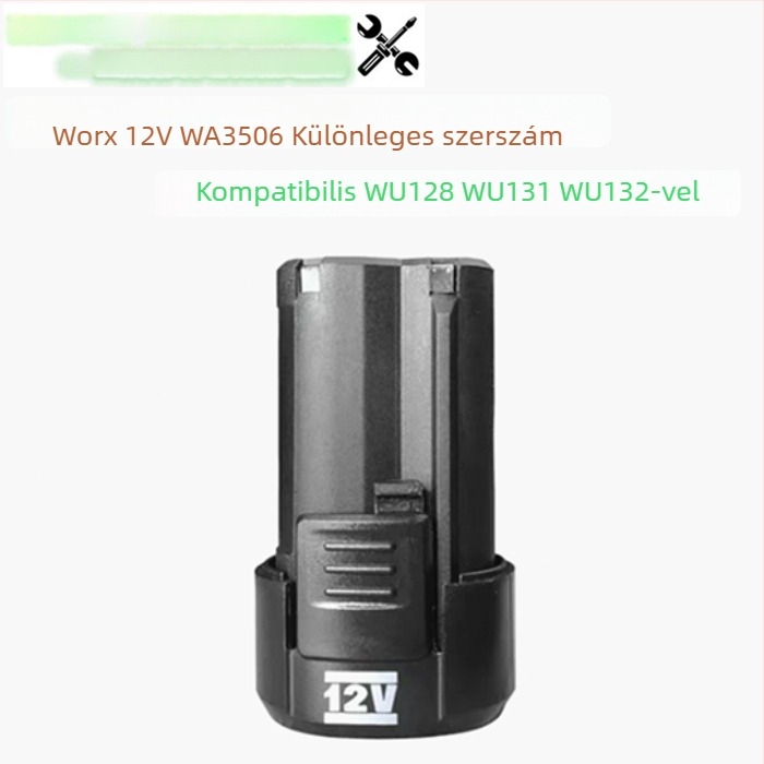 Vickers 12V Li-ion akkumulátor 2.0Ah WA3506, WX128 WX130 univerzális töltővel