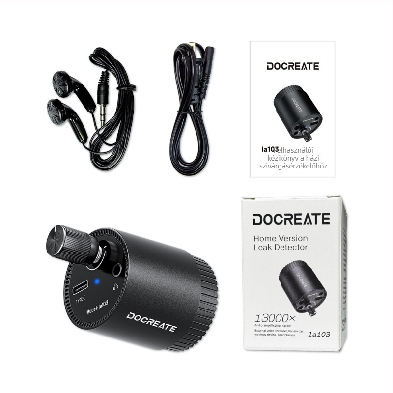 Csőszivárgás detektor hordozható hangosítóval vízvezetékekhez és padlófűtéshez – Pontosság