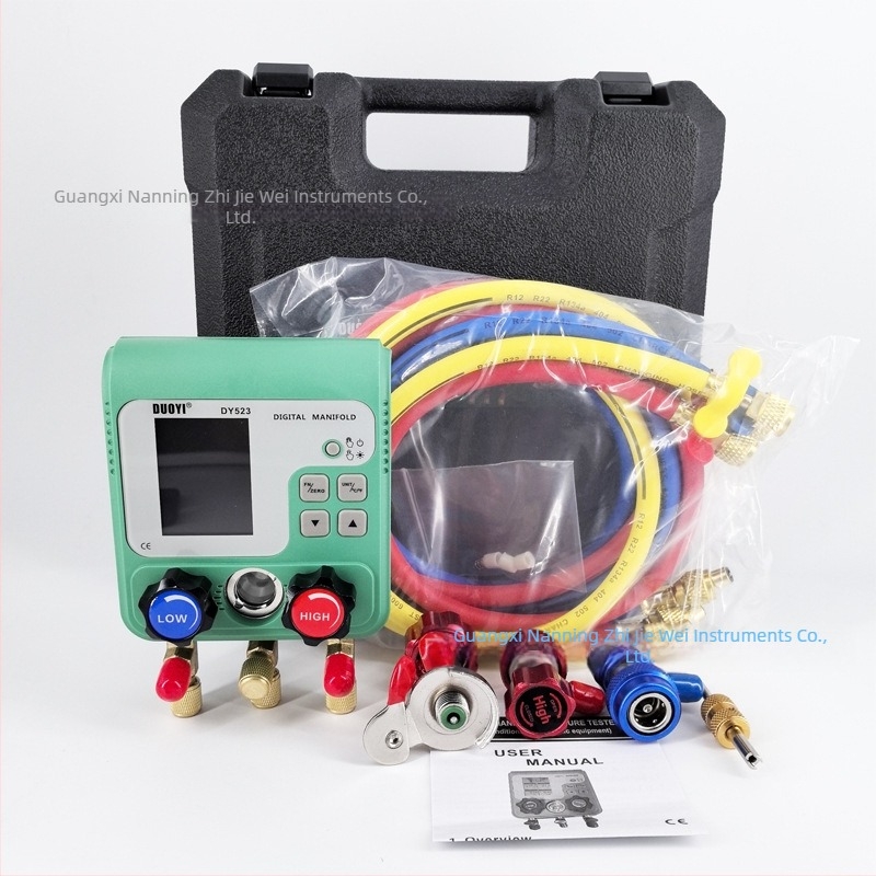 DY523 diafragmás nyomásmérő autóklímához, 0-6000 kPa, autónyomás/vákuum, 1 kPa felbontás