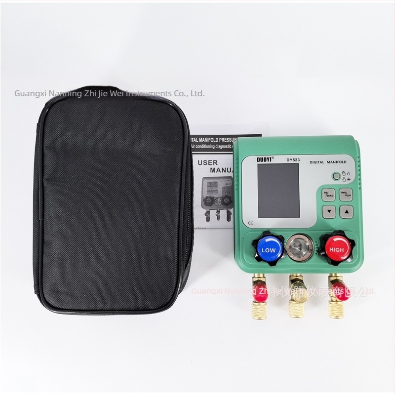 DY523 diafragmás nyomásmérő autóklímához, 0-6000 kPa, autónyomás/vákuum, 1 kPa felbontás