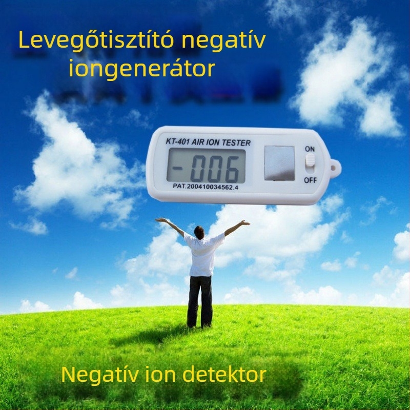 KT-401 Magas koncentrációjú negatív ion teszter és légtisztító detektor