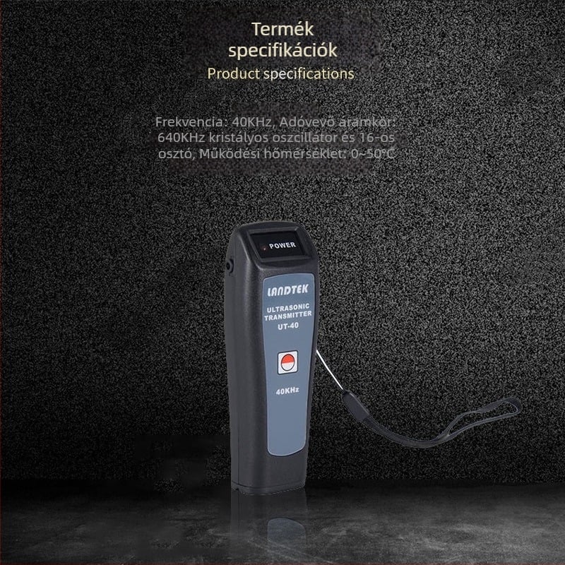 Lantai UT-40 Kézi ultrahangos szivárgásdetektor és adó, 40 kHz hullámgenerátor, nagy pontosság